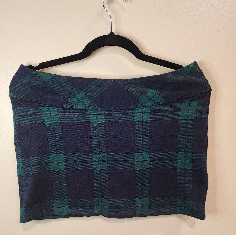 H&M Divided tartan print Mini skirt